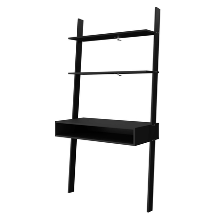 MANHATTAN COMFORT Cooper Ladder Desk, Black 193AMC153